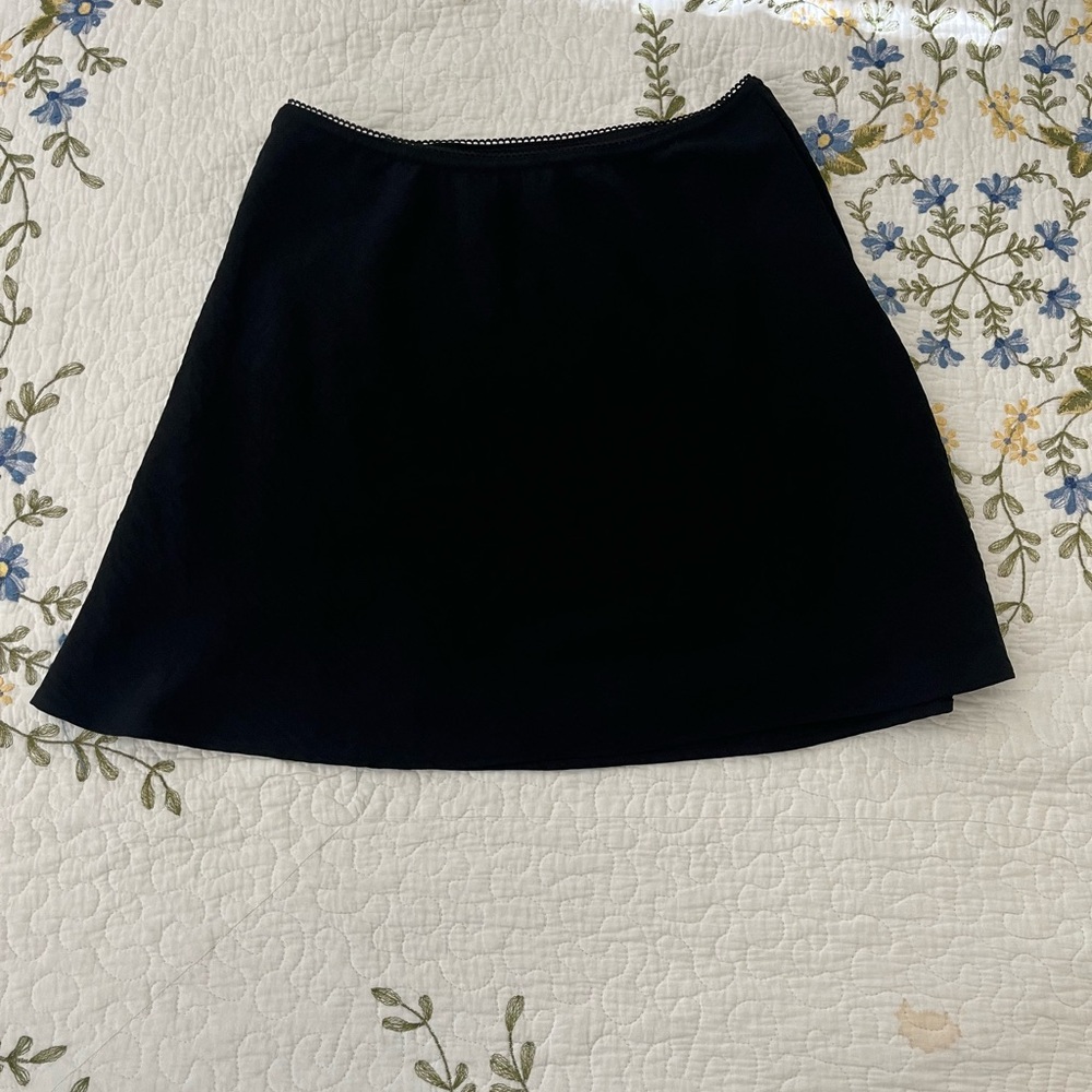 Aeropostale Black Mini Slip Skirt S